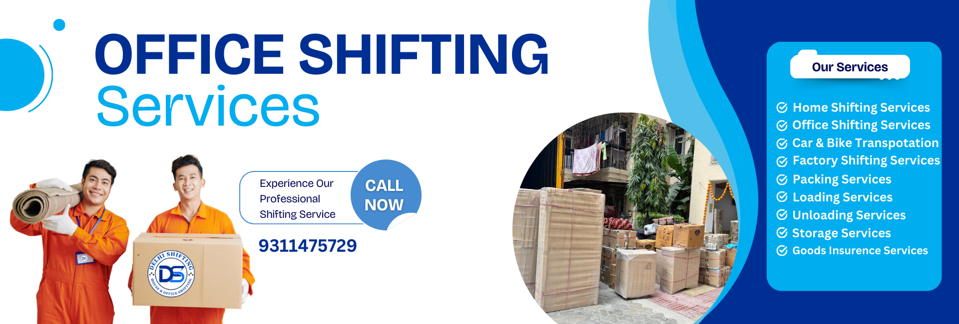 Office Shifting Services Delhi